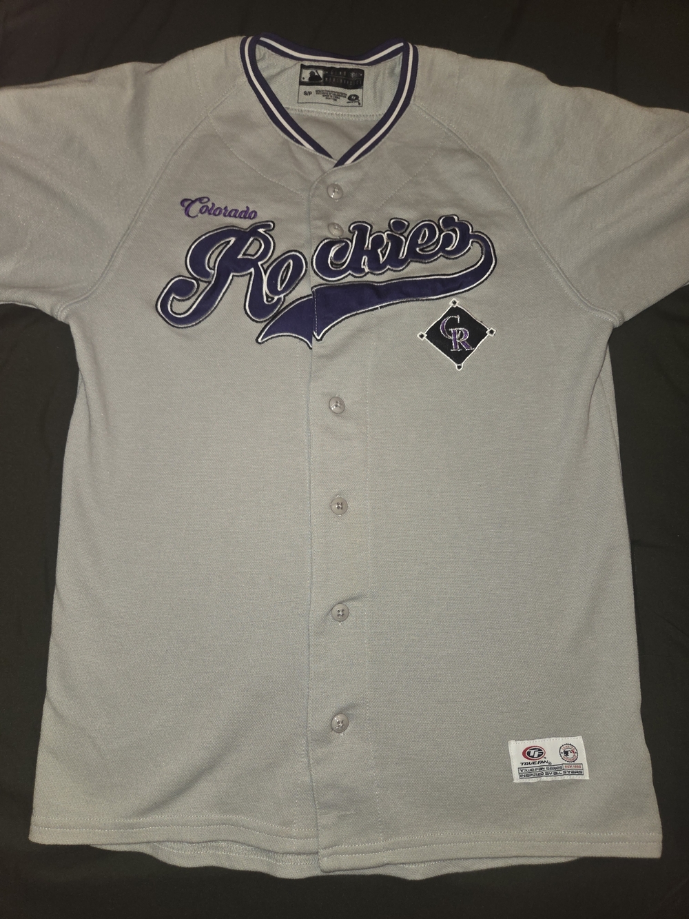 MLB Genuine True Fan Colorado Rockies Baseball Jersey